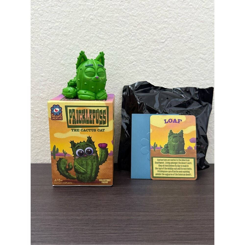 Kaleidos Creative Pricklepuss The Cactus Cat Blind Box Figure - Loaf